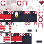 Minecraft skin texture, 64x64 pixels