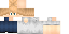 Minecraft skin texture, 64x32 legacy pixels