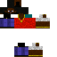 Minecraft skin texture, 64x64 pixels