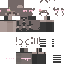 Minecraft skin texture, 64x64 pixels