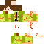 Minecraft skin texture, 64x64 pixels