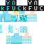 Minecraft skin texture, 64x64 pixels