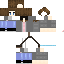 Minecraft skin texture, 64x64 pixels