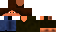 Minecraft skin texture, 64x32 legacy pixels