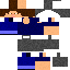 Minecraft skin texture, 64x64 pixels