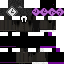 Minecraft skin texture, 64x64 pixels