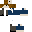 Minecraft skin texture, 64x64 pixels