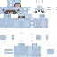 Minecraft skin texture, 64x64 pixels
