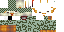 Minecraft skin texture, 64x32 legacy pixels