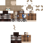 Minecraft skin texture, 64x64 pixels
