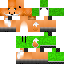 Minecraft skin texture, 64x64 pixels