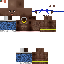 Minecraft skin texture, 64x64 pixels
