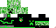 Minecraft skin texture, 64x32 legacy pixels