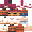 Minecraft skin texture, 64x64 pixels