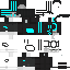 Minecraft skin texture, 64x64 pixels