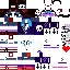 Minecraft skin texture, 64x64 pixels