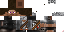 Minecraft skin texture, 64x32 legacy pixels