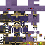 Minecraft skin texture, 64x64 pixels