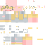 Minecraft skin texture, 64x64 pixels