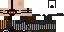 Minecraft skin texture, 64x32 legacy pixels