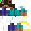 Minecraft skin texture, 64x64 pixels
