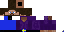Minecraft skin texture, 64x32 legacy pixels