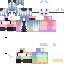 Minecraft skin texture, 64x64 pixels