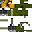 Minecraft skin texture, 64x64 pixels