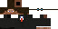 Minecraft skin texture, 64x32 legacy pixels
