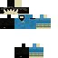 Minecraft skin texture, 64x64 pixels