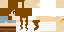 Minecraft skin texture, 64x32 legacy pixels