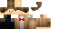 Minecraft skin texture, 64x32 legacy pixels