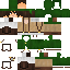Minecraft skin texture, 64x64 pixels