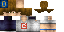 Minecraft skin texture, 64x32 legacy pixels