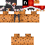 Minecraft skin texture, 64x64 pixels