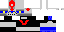 Minecraft skin texture, 64x32 legacy pixels