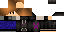 Minecraft skin texture, 64x32 legacy pixels