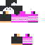 Minecraft skin texture, 64x64 pixels
