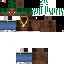 Minecraft skin texture, 64x64 pixels