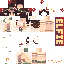 Minecraft skin texture, 64x64 pixels