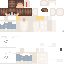 Minecraft skin texture, 64x64 pixels