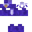 Minecraft skin texture, 64x64 pixels