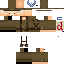 Minecraft skin texture, 64x64 pixels