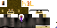 Minecraft skin texture, 64x32 legacy pixels