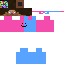 Minecraft skin texture, 64x64 pixels