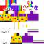 Minecraft skin texture, 64x64 pixels