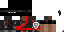 Minecraft skin texture, 64x32 legacy pixels