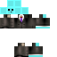 Minecraft skin texture, 64x64 pixels