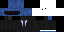 Minecraft skin texture, 64x32 legacy pixels