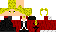 Minecraft skin texture, 64x32 legacy pixels
